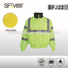 Ansi / isea 107-2010 Sicherheitsjacke, 3m hoch sichtbares Reflektorband, 100% Polyester 300D Oxford Stoff